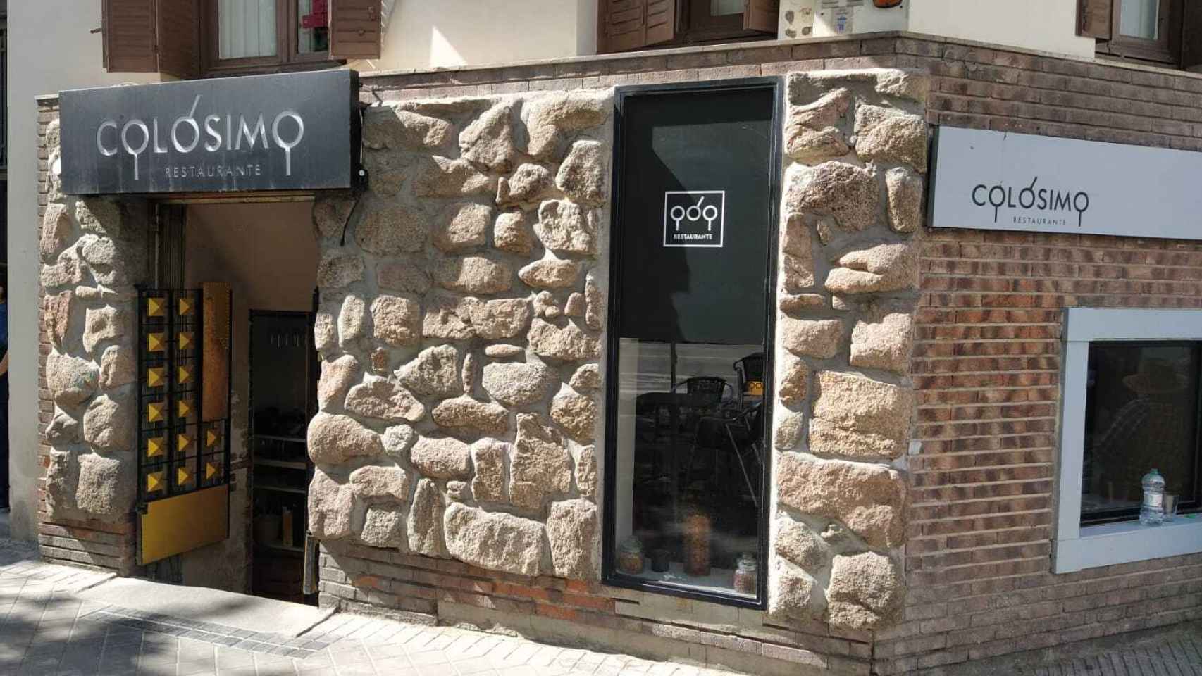 El restaurante Colósimo, situado en el número 67 de la calle de José Ortega y Gasset.
