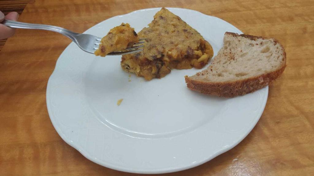 El pincho de tortilla de patatas de Colósimo.