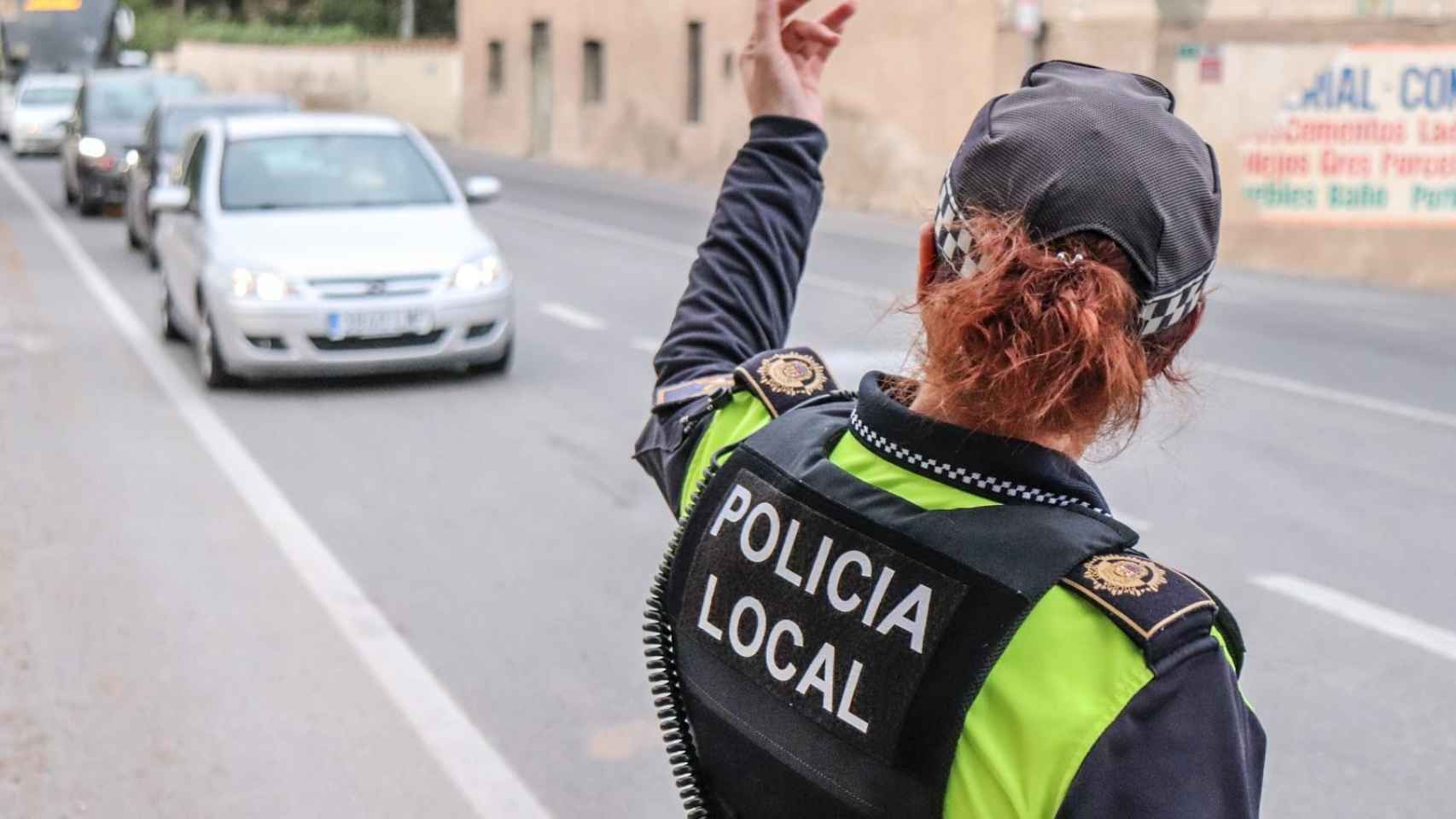 Agente de Policía Local en Alicante, en imagen de archivo.