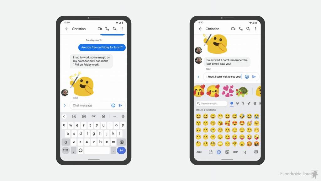 Sugerencias de emojis con Emoji Kitchen en Gboard