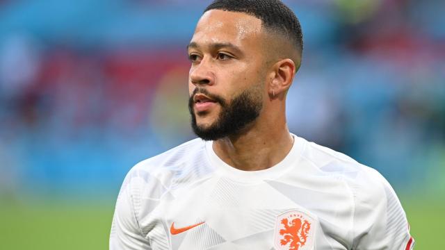 Memphis Depay, con la selección de los Países Bajos