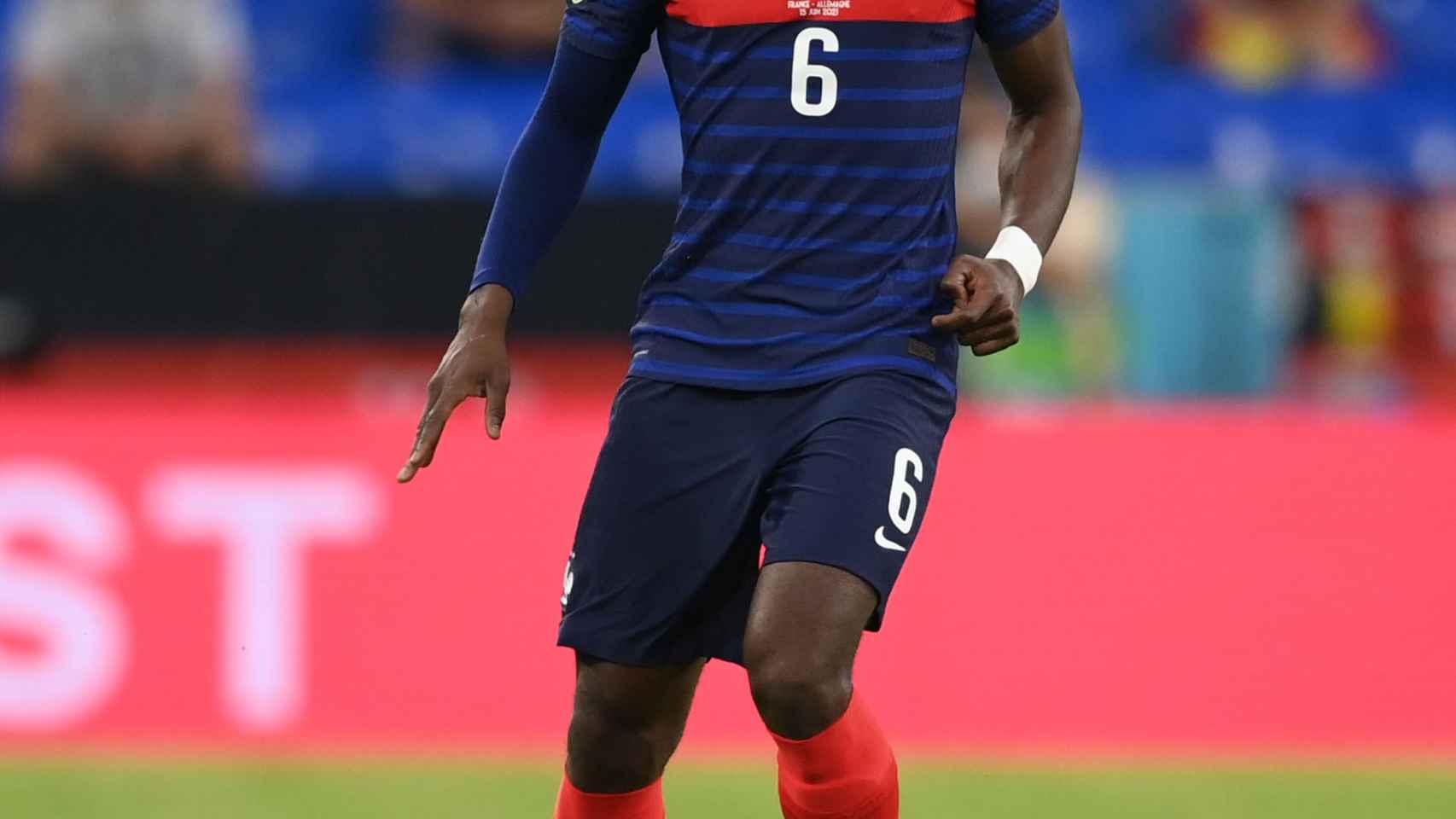 Paul Pogba, en un partido de la selección de Francia en la Eurocopa 2020
