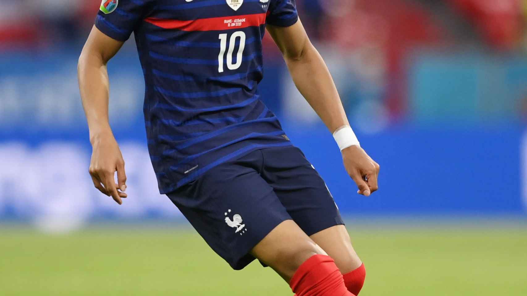 Kylian Mbappé, en un partido de la selección de Francia en la Eurocopa 2020