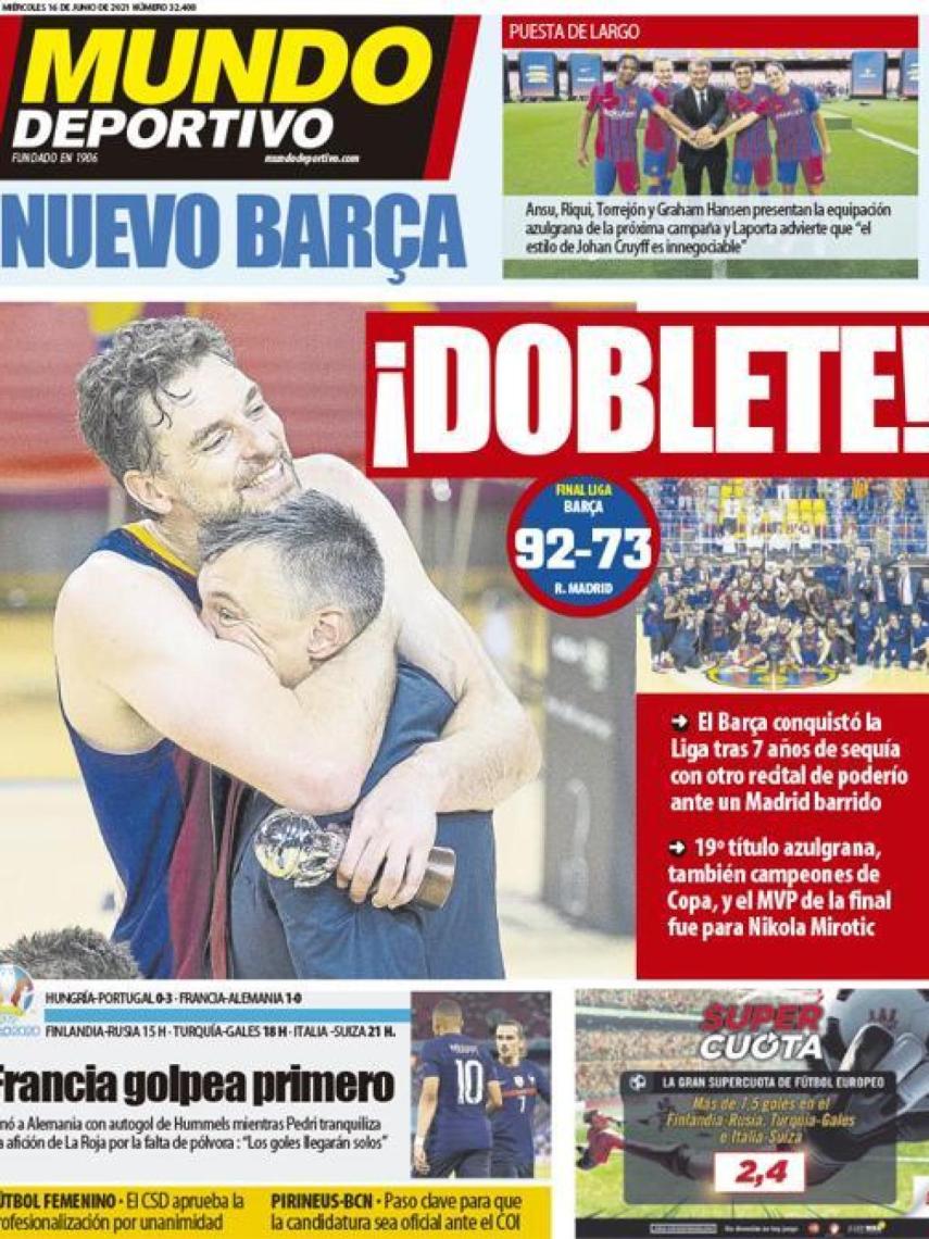 Portada Mundo Deportivo