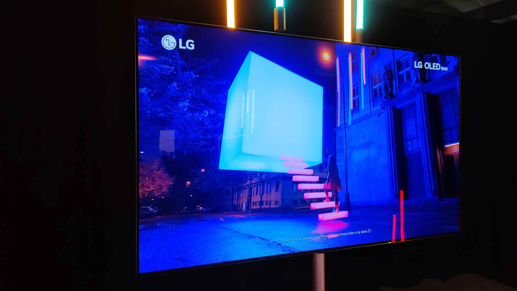 El televisor LG G1 con panel OLED evo.