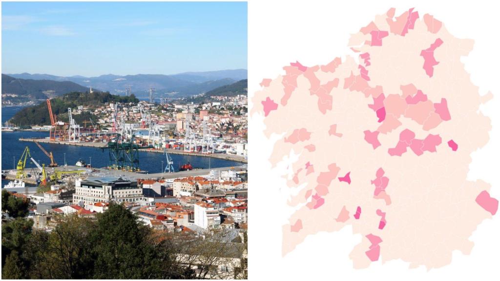 Covid: Los pueblos y ciudades más afectados de Galicia