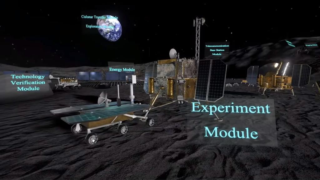 Elementos de la base lunar