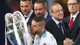 Sergio Ramos levanta la Champions League de Kiev