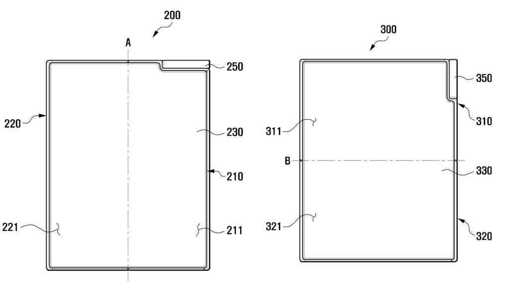 Recuerda ciertamente al 'recorte' del primer Samsung Galaxy Fold.