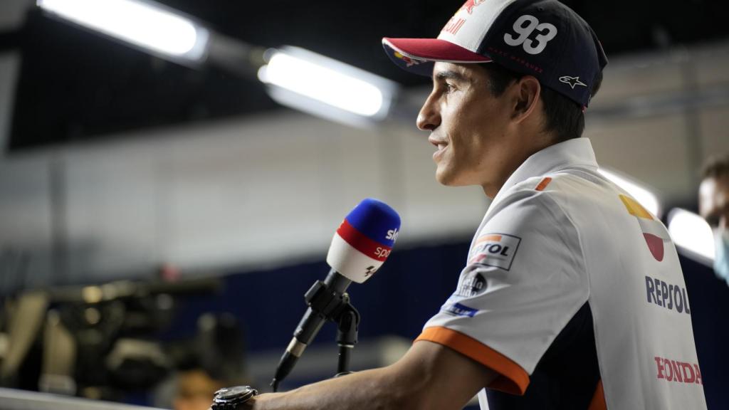 Marc Márquez, en rueda de prensa