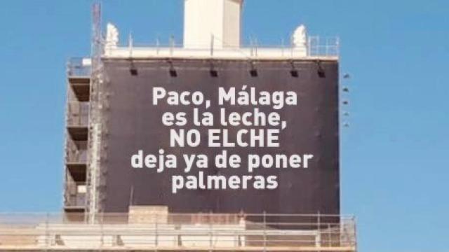El meme sobre palmeras, visto en Twitter.