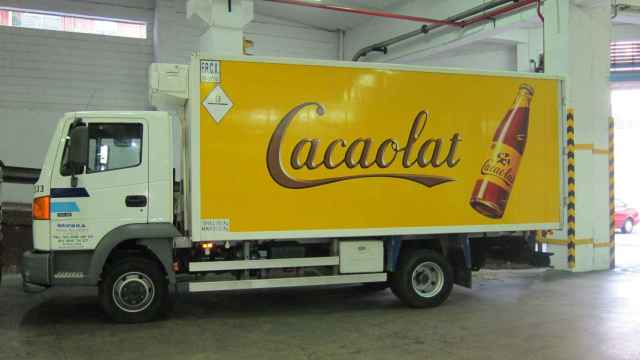 Camión de Cacaolat.