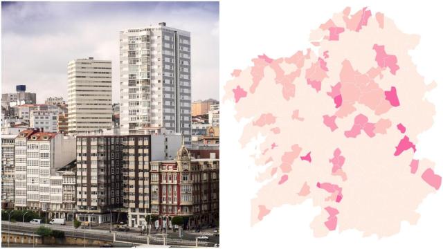 Covid: Los pueblos y ciudades más afectados de Galicia