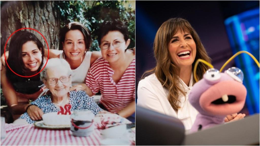 Nuria Roca, junto a su hermana Ruth, su madre Enedina y su abuela.