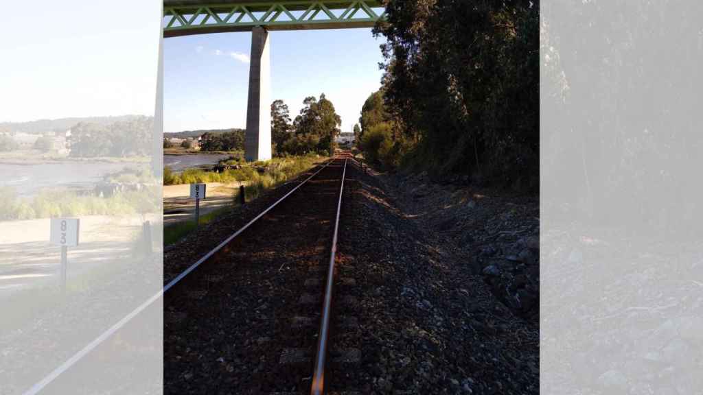 Tramo ferroviario Vilagarcía de Arousa-Catoira