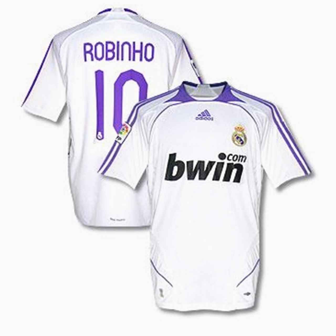 La camiseta del Real Madrid de la temporada 2007/2008