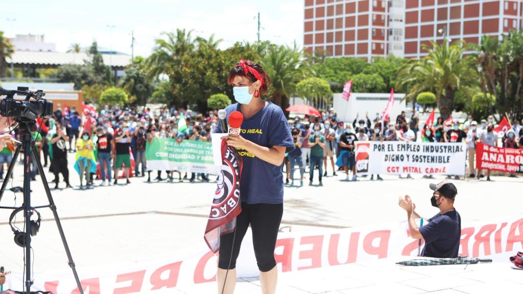 La excoordinadora de Adelante Andalucía y líder de Anticapitalistas, Teresa Rodríguez.