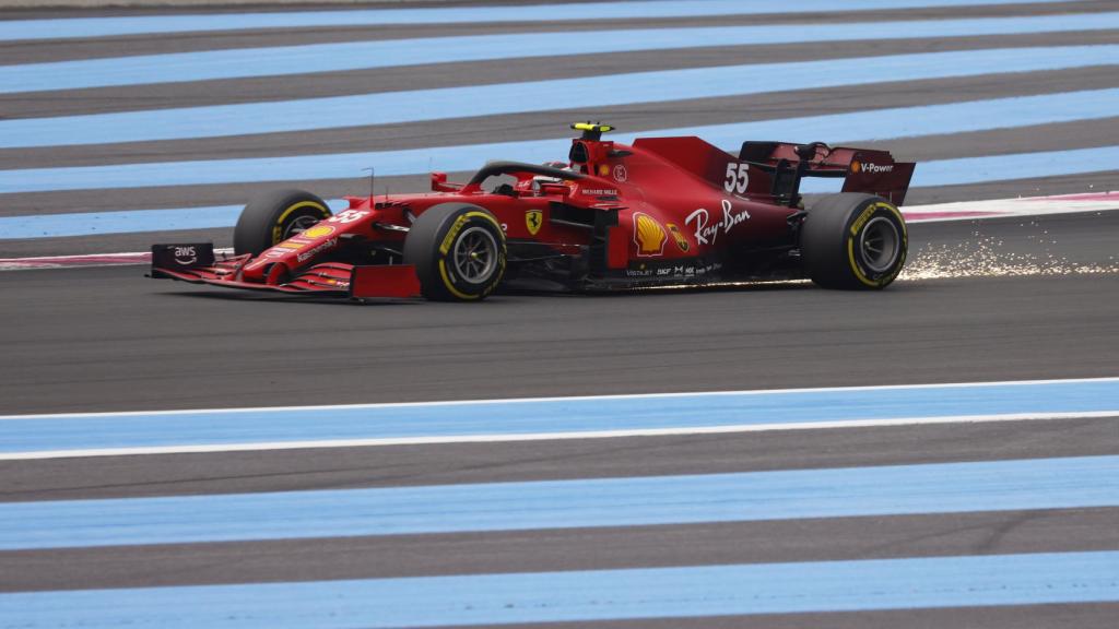 Carlos Sainz en el circuito de Paul Ricard