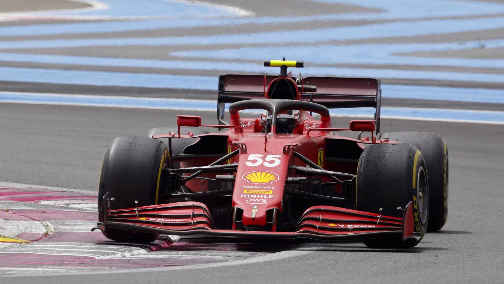 Carlos Sainz en el Gran Premio de Francia