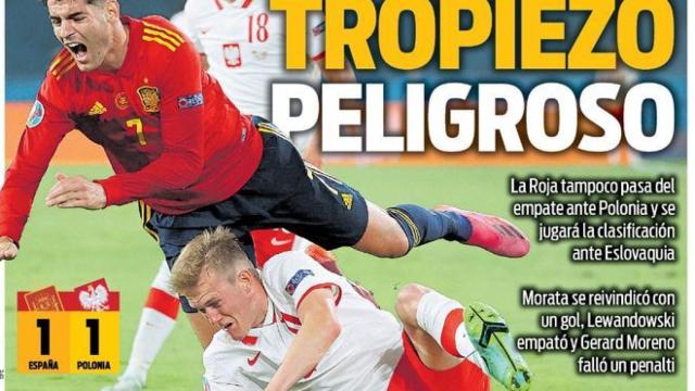 La portada del diario SPORT (20/06/2021)