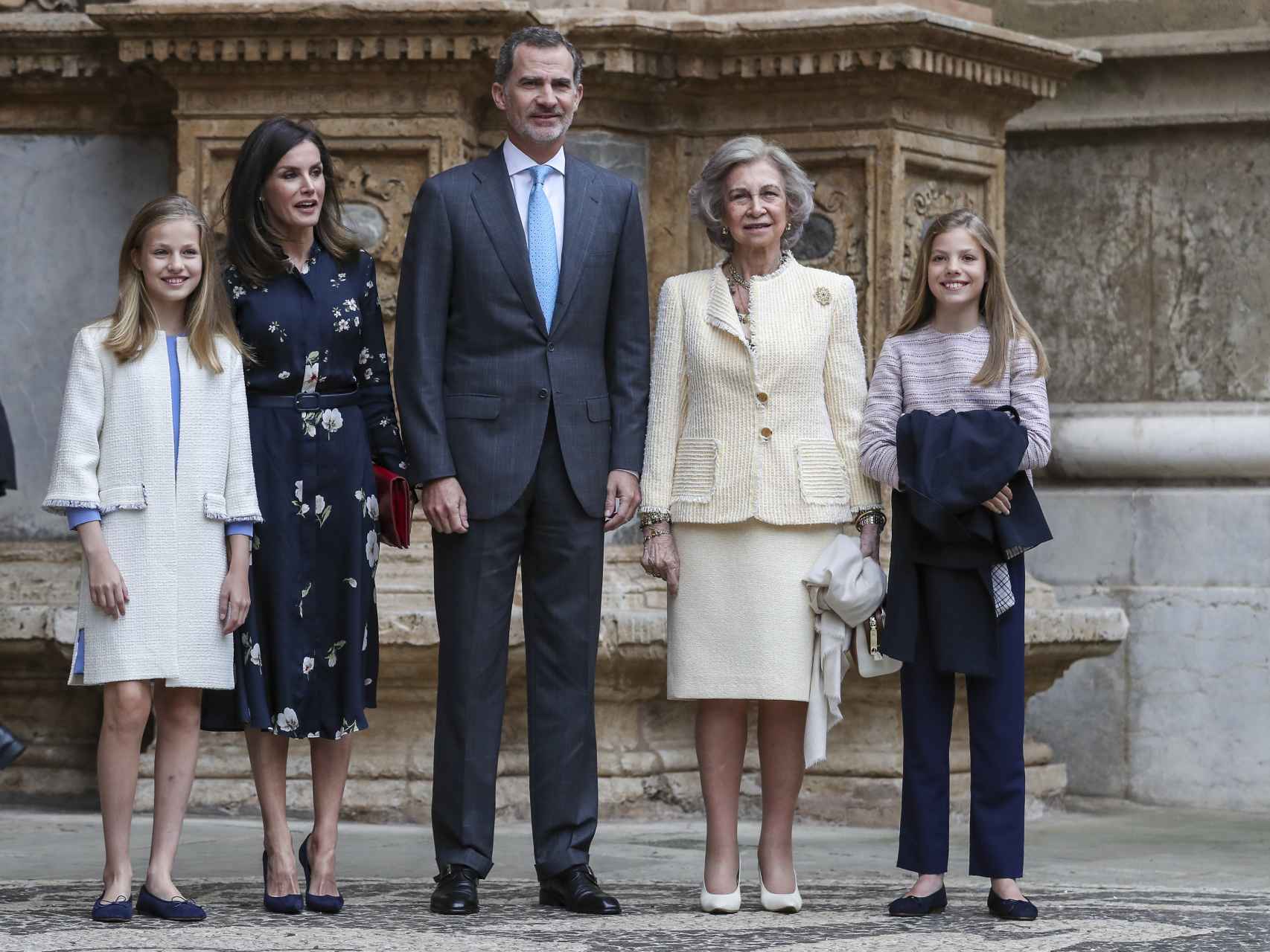 La Familia Real en Mallorca en 2019.