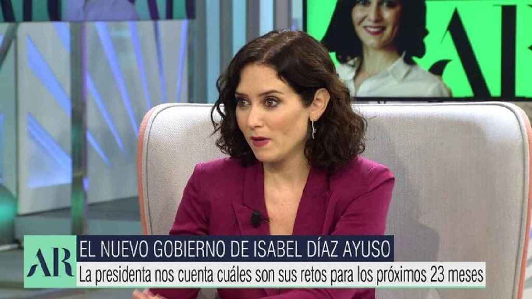 Díaz Ayuso ha descartado el cierre de Telemadrid que exigía Vox.