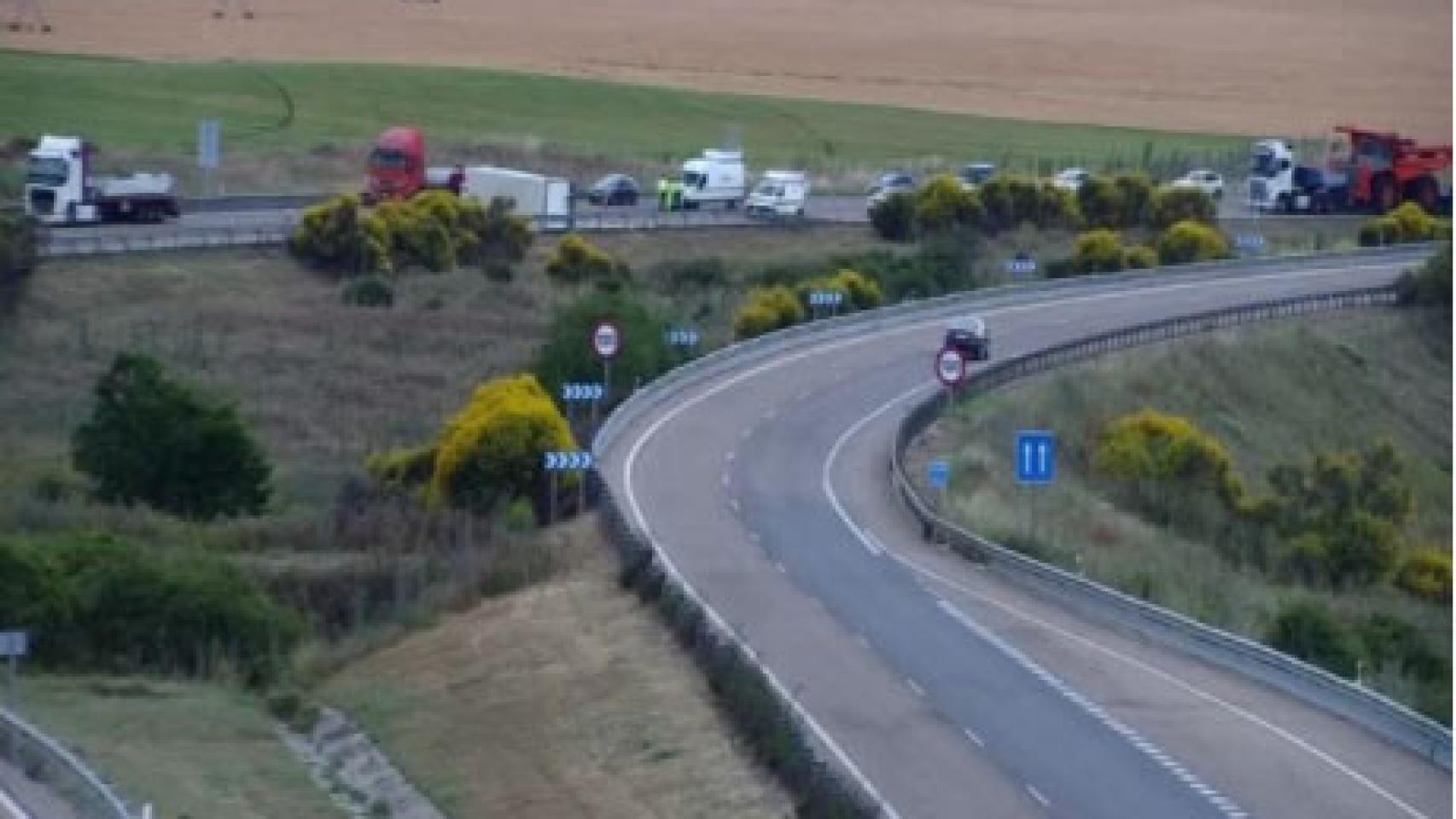 Imagen de archivo de un accidente en Villardefrades