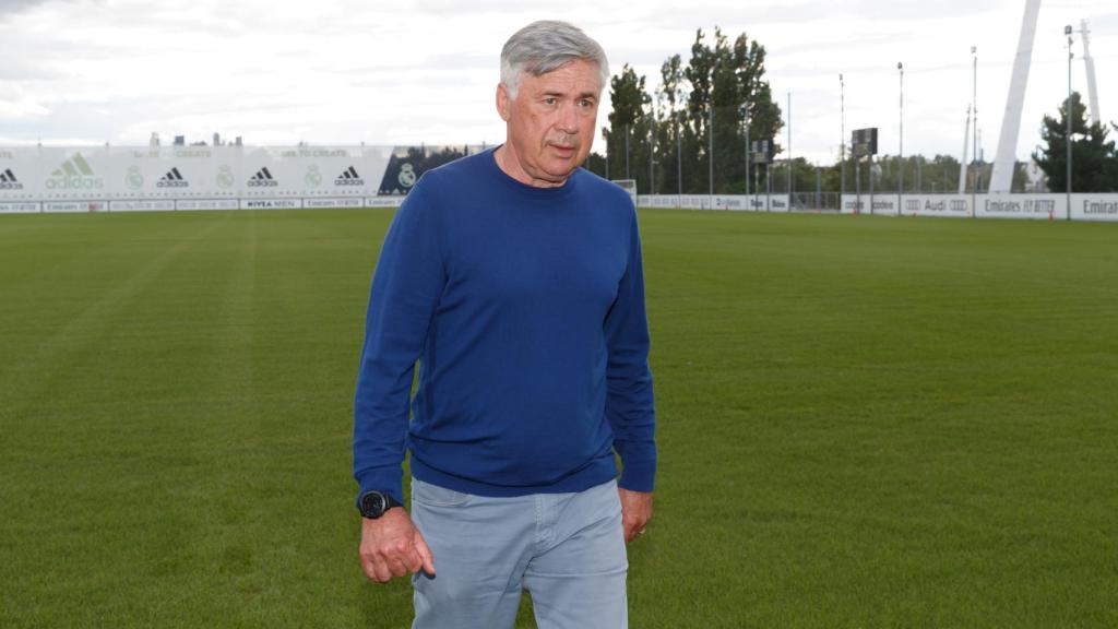 Carlo Ancelotti, en la Ciudad Real Madrid