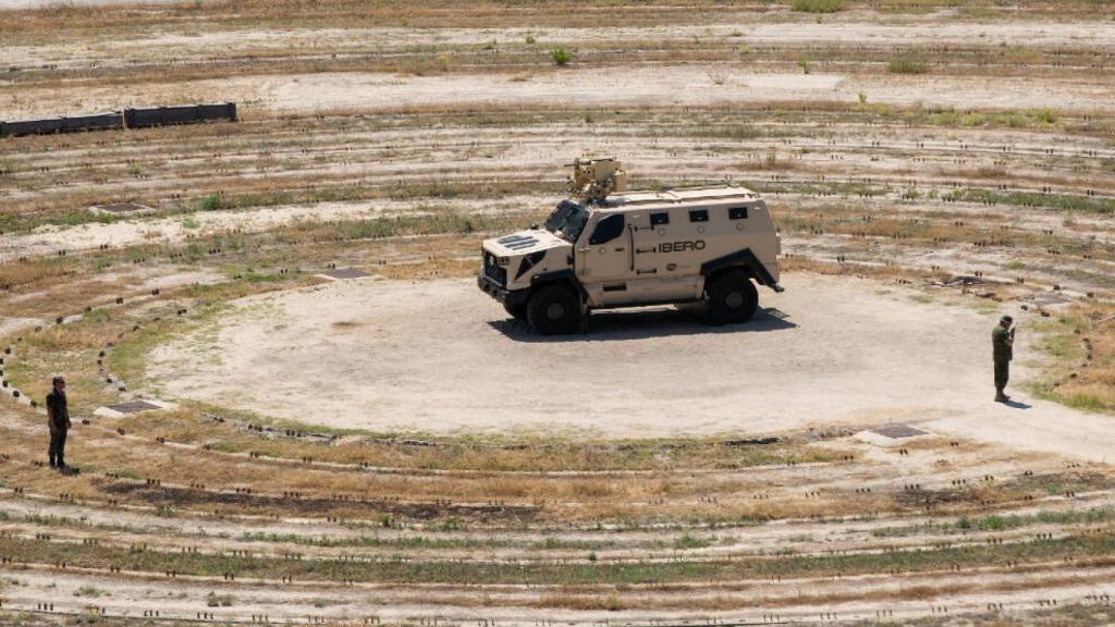 El Íbero SMV20 ha certificado su seguridad en la prueba antiminas (Fotos: TSD)