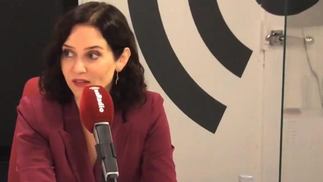 La presidenta de la Comunidad de Madrid, Isabel Díaz Ayuso, en esRadio.