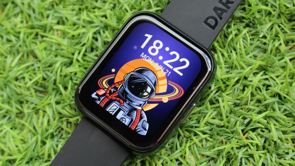 La pantalla del Realme Watch 2 Pro muestra imágenes nítidas y colores vivos.