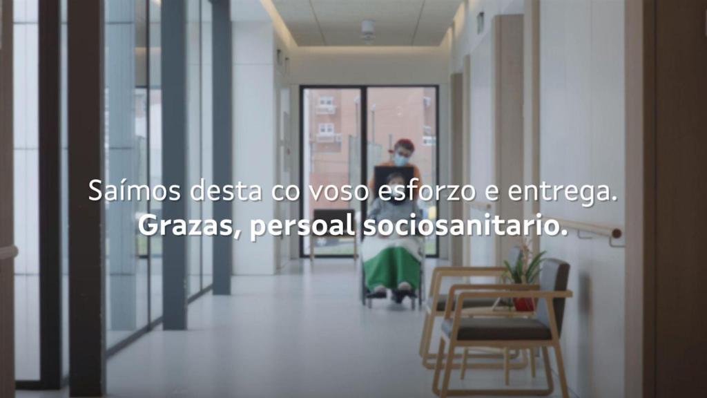 La Xunta de Galicia agradece en un vídeo el trabajo del personal sociosanitario en pandemia