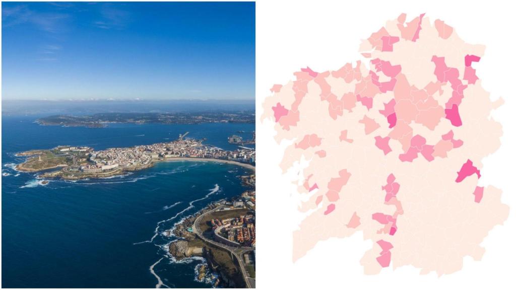 Covid: Los municipios más afectados de Galicia en contagios e incidencia