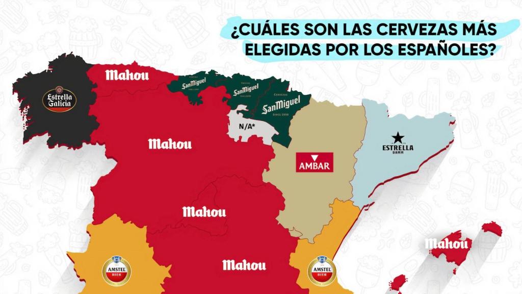 Estrella Galicia arrasa en casa, pero se le resiste el resto de España según un estudio