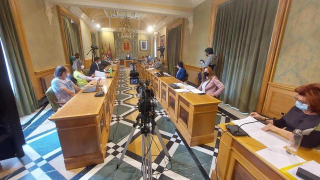 Salón de plenos del Ayuntamiento de Cuenca