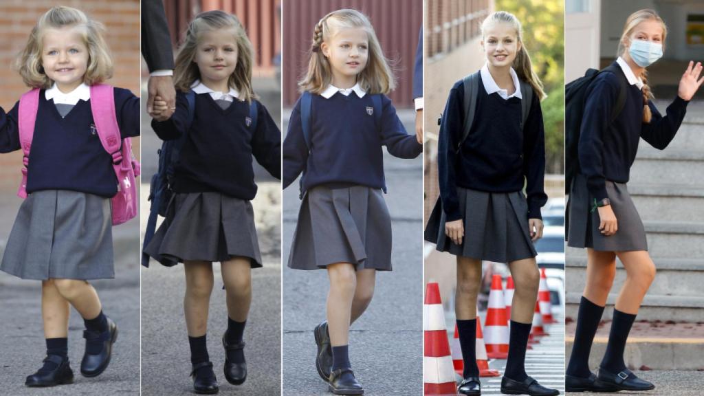 La evolución de Leonor en el Santa María de los Rosales, en un montaje de JALEOS.