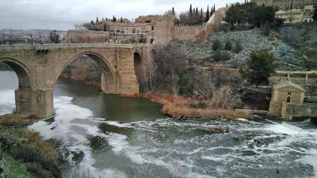 Río Tajo a su paso por Toledo. Foto: Plataforma de Toledo en Defensa del Tajo.