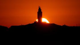 Atardecer en A Coruña.