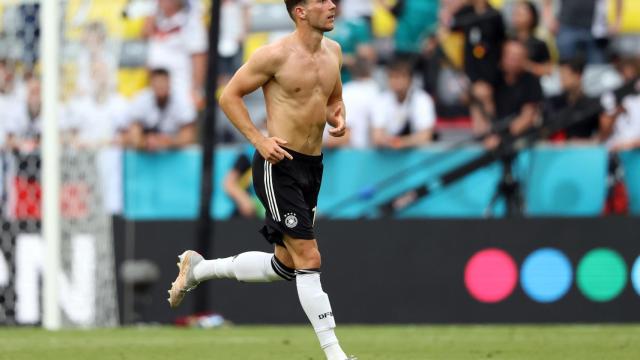 Leon Goretzka, durante unpartido con Alemania