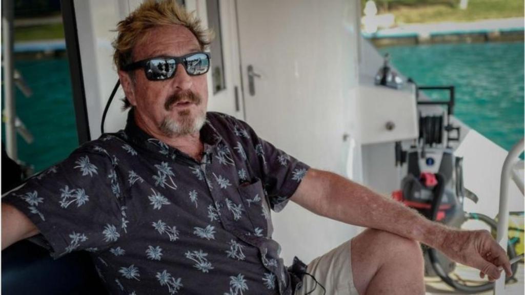 John McAfee en una imagen de archivo.