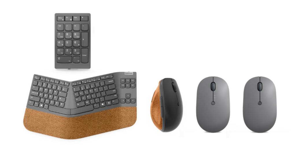 Los nuevos ratones y teclados de Lenovo.