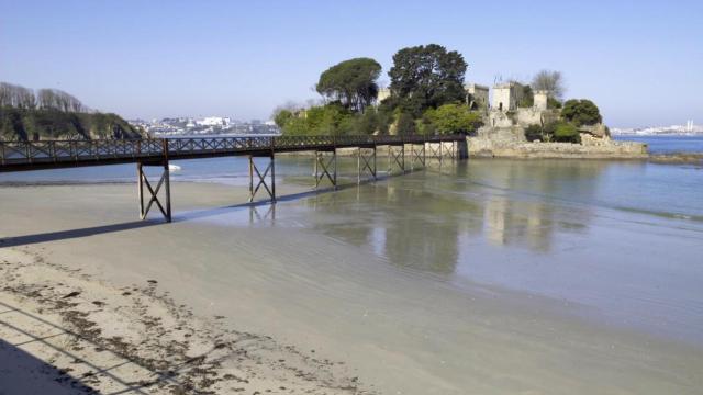 Pasarela del Castillo de Santa Cruz, Oleiros (A Coruña)