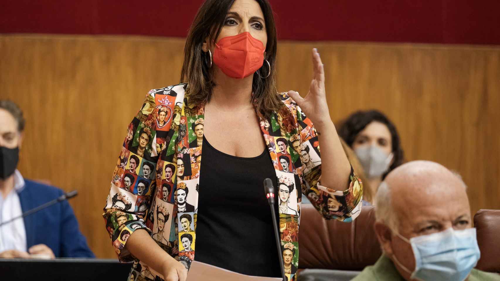 La nueva portavoz del grupo parlamentario socialista, Ángeles Férriz.