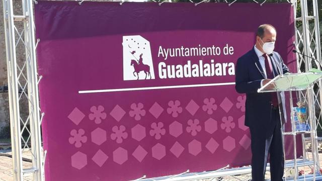 Alberto Rojo, en la presentación de la nueva imagen corporativa del Ayuntamiento. Foto: EP