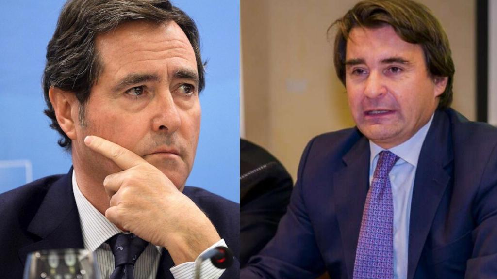 Antonio Garamendi, presidente de la CEOE y José Luis Roca, presidente de Conpymes.