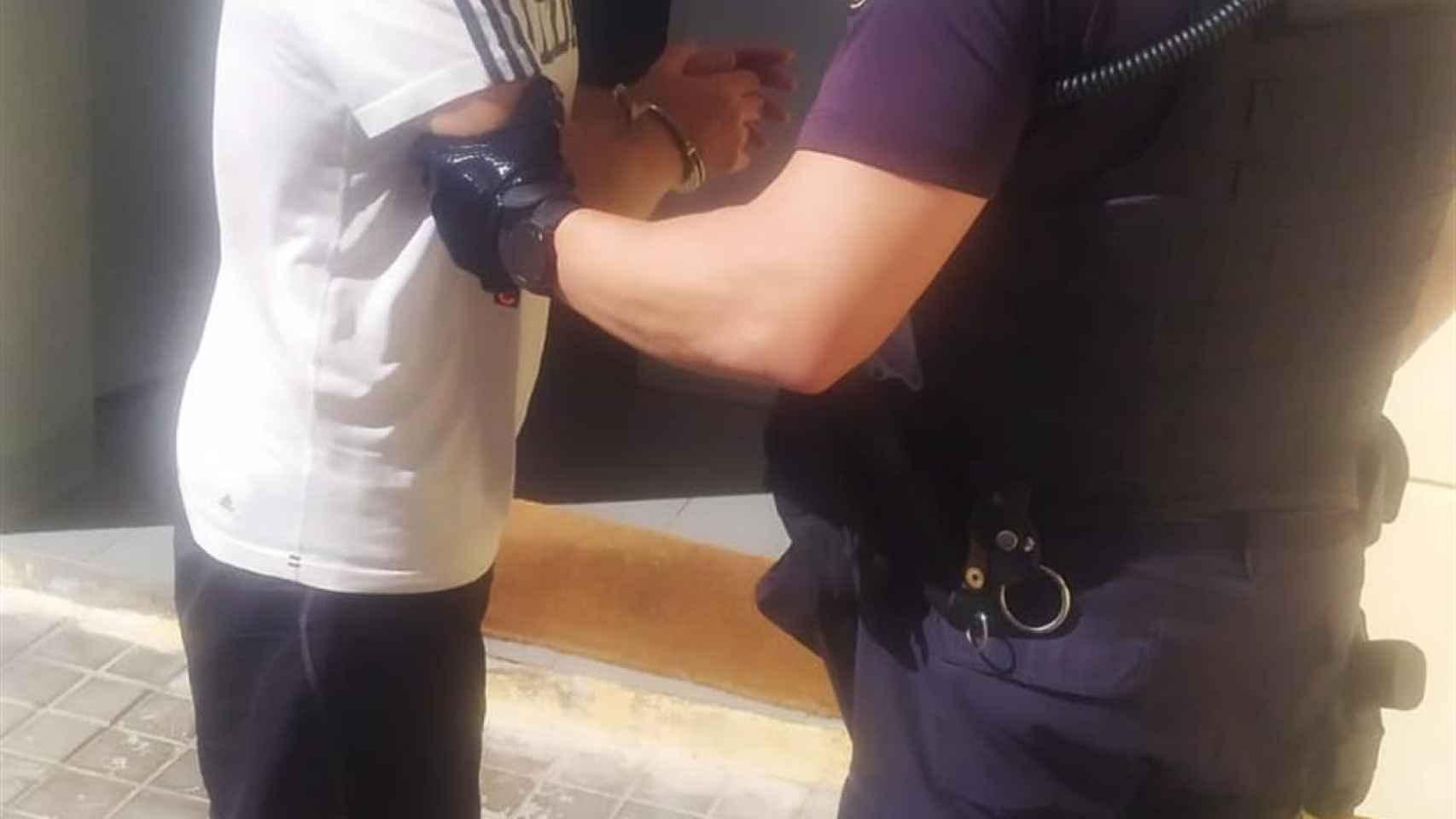 Poli Díaz detenido por la Policía Nacional