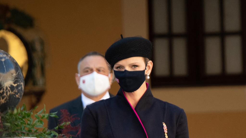 Charène, durante su último acto oficial.