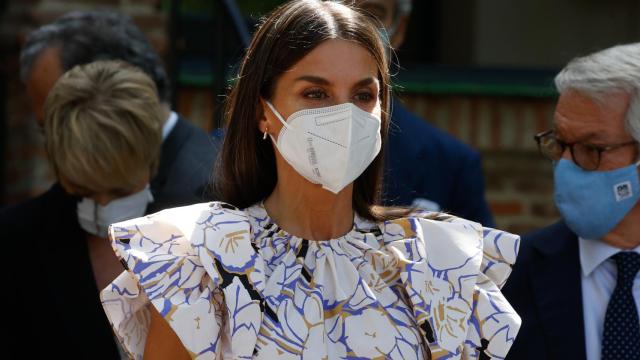 La Reina Letizia en una reunión del patronato de la Residencia de Estudiantes.