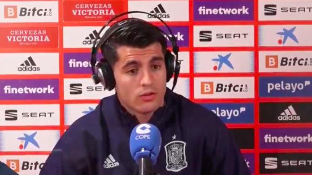 Álvaro Morata, en El Partidazo de COPE