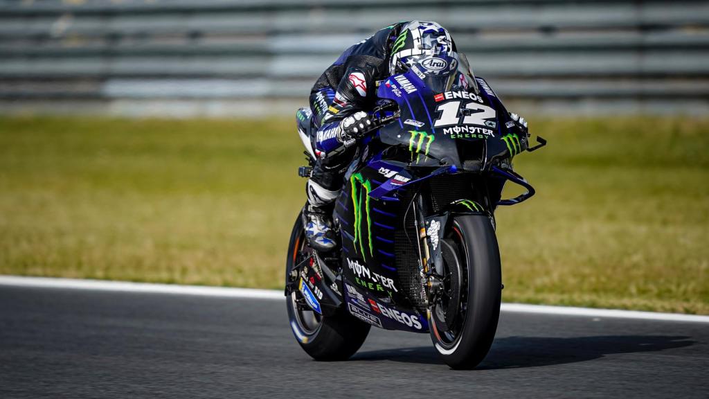 Maverick Viñales en el circuito de Assen